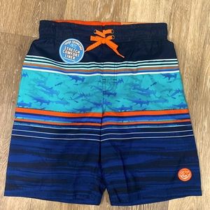 NEW! ZeroXposur swim shorts with sharks UPF 50+